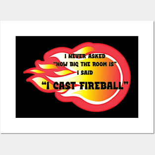 Cast Fireball! Posters and Art